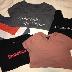 5 forever 21 shirt bundle!